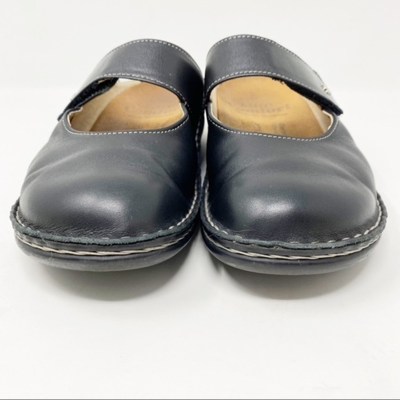 Finn Comfort Stanford MaryJane Clogs Leather Black 38 EUR Women’s - Picture 2 of 12